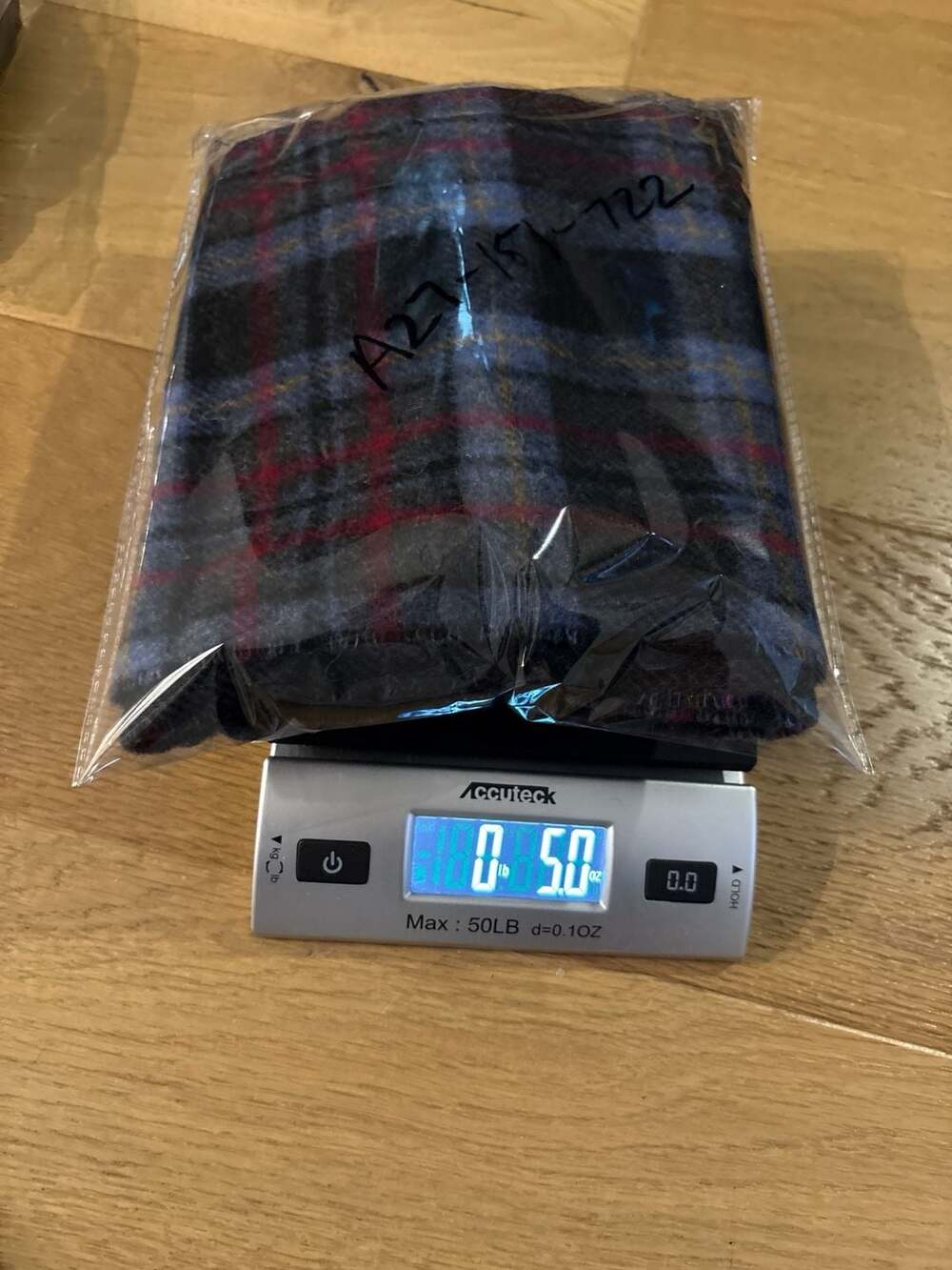 Polo Ralph Lauren Plaid Wool Blend Scarf Made in Italy 60" x 10" - Picture 7 of 7